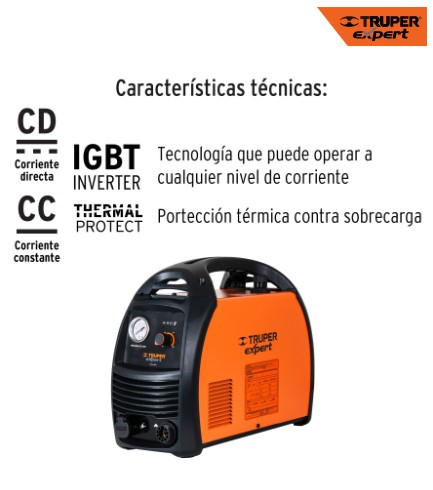 COPLA-60X
Cortadora de plasma de 60 A, Truper Expert