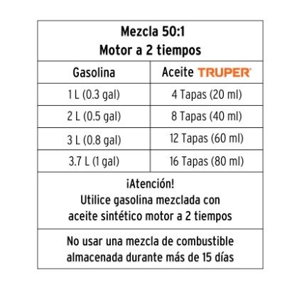 OS-26X
Cortasetos con motor a gasolina 26 cc, profesional, Truper