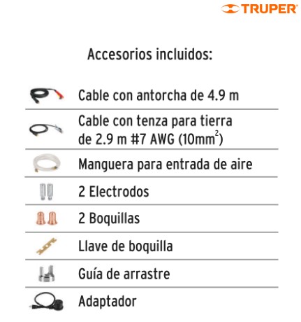 COPLA-40
Cortadora de plasma de 40 A, Truper
