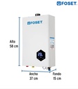 CALE-14IM
Calentador instantáneo modulante 14 L 2 servicios gas LP