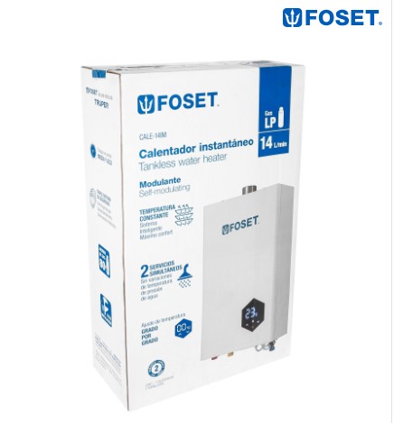 CALE-14IM
Calentador instantáneo modulante 14 L 2 servicios gas LP