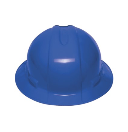 CAS-ZX Casco de seguridad ala ancha color azul. Modelo 10570, marca Truper.