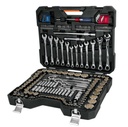 JD-199MP Juego 199 herramientas 1/4", 3/8" y 1/2" std y mm p/mecánico, Truper.