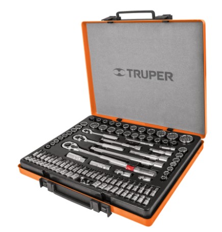 [12893] JD-103MP
Juego 103 herramientas 1/4", 3/8" y 1/2" std y mm p/mecánico