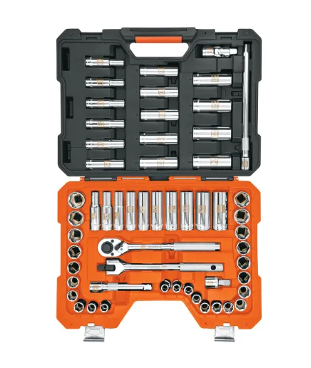 [102261] JD-1/2X56MP Juego de 56 herramientas cuadro 1/2" std y mm para mecánico, Truper.