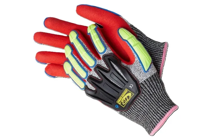 [R065-T10] Guantes Anti Impacto Industrial. Modelo Ringers R065, marca Ansell. Talla 10.