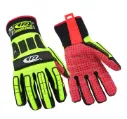 Guantes contra impactos resistente al aceite. Modelo Ringers R267, marca Ansell. Talla 8.
