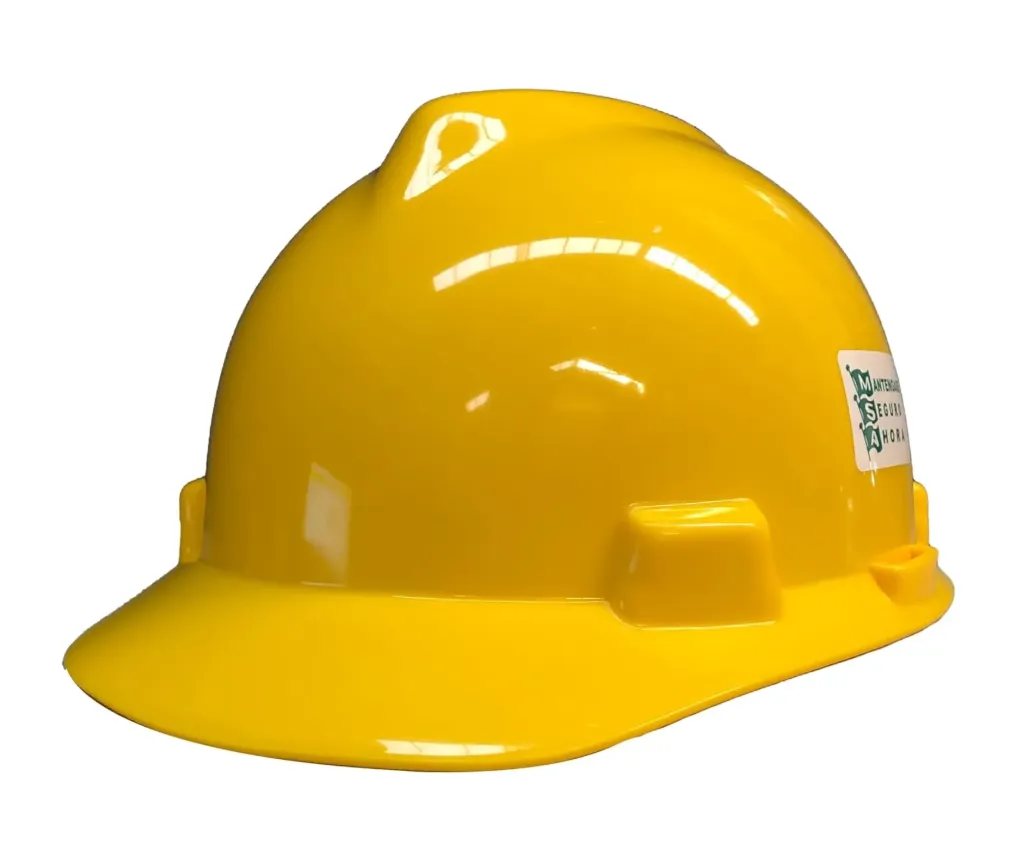 [M2303431ARF] Casco tipo cachucha color amarillo. Modelo VGard M2303431ARF, marca MSA.