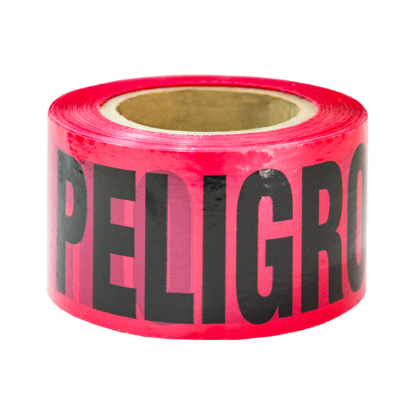 [SE-PE] Banda de señalización. PELIGRO color rojo 305 mts. Modelo SE-PE, marca Dermacare.