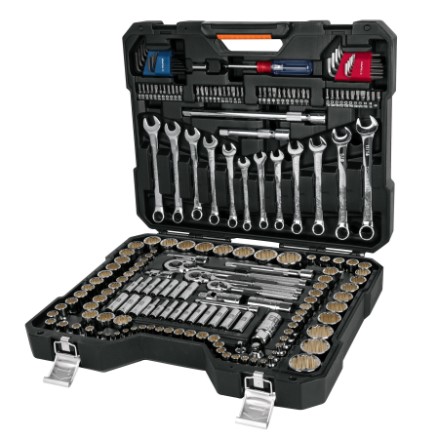 [12894] JD-199MP Juego 199 herramientas 1/4", 3/8" y 1/2" std y mm p/mecánico, Truper.